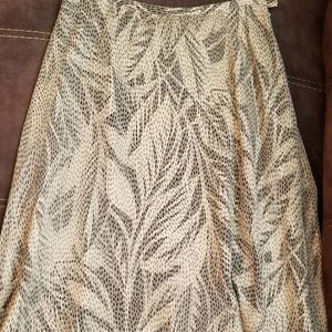 Talbots pure silk skirt